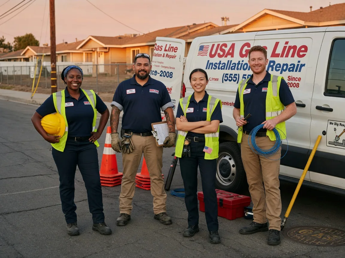 Gas Line Installation company in Woodworth, LA